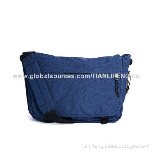 Double Denim Messenger Bag for Sports, Western Style